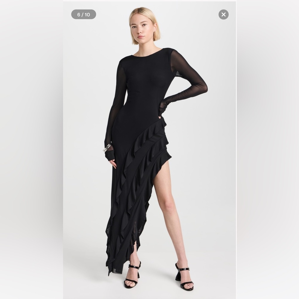 AFRM Jacie Ruffle Open Back Maxi Dress *Worn Once!*